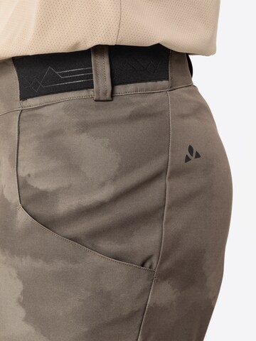 VAUDE Regular Outdoor trousers 'Loamer' in Beige
