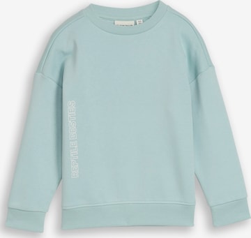 TOM TAILOR Sweatshirt in Blue: front