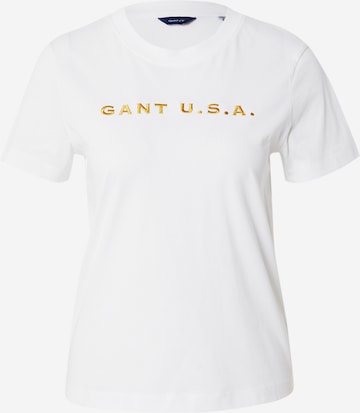 GANT Shirt in Wit: voorkant