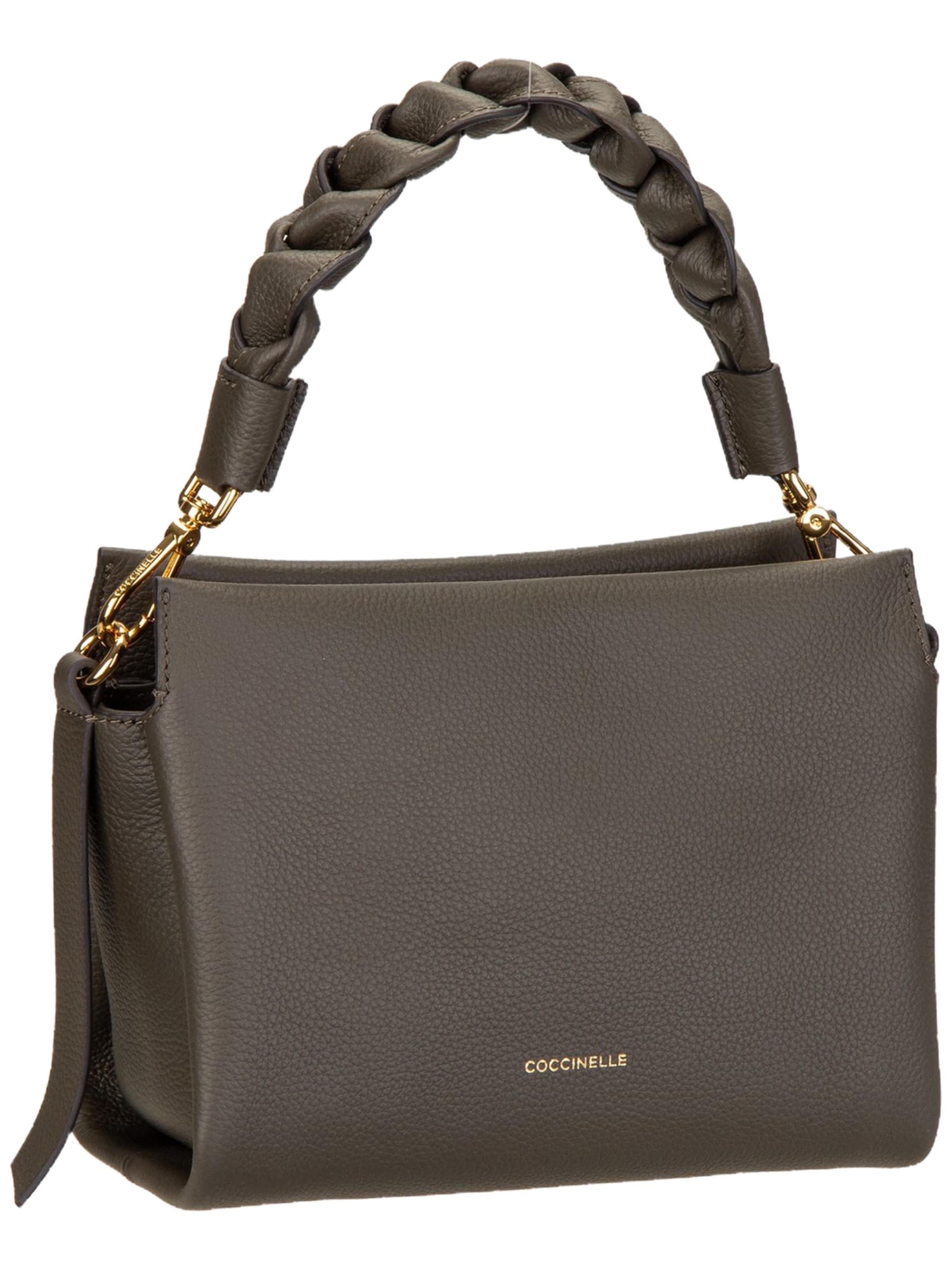 Coccinelle Tasche   ' Boheme Grana Double ' in Grün: Vorderseite