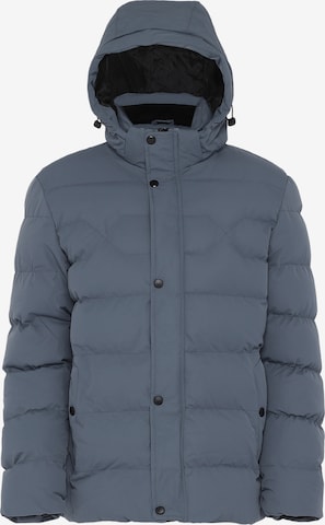 boundry Winter Jacket in Blue: front