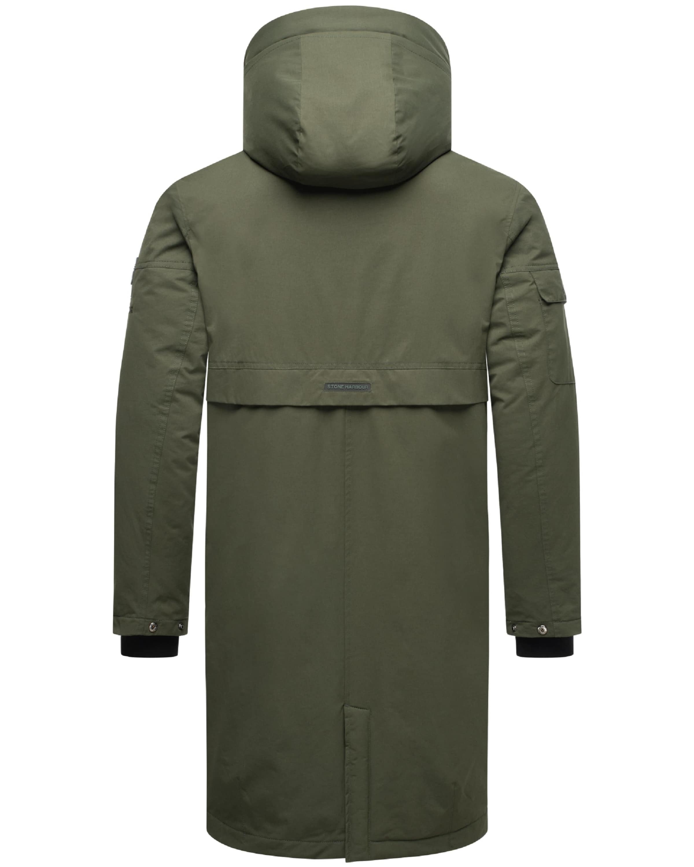 STONE HARBOUR - Sobretudo de inverno 'Cyriaan XX' em verde