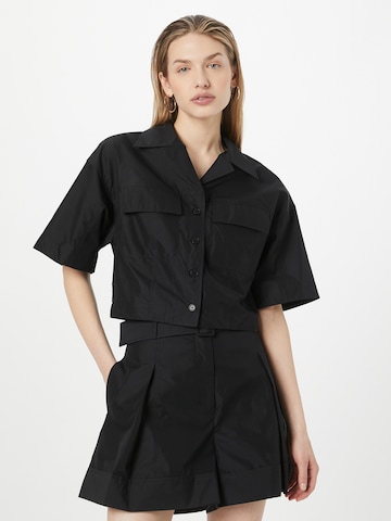 3.1 Phillip Lim Bluse in Schwarz: predná strana