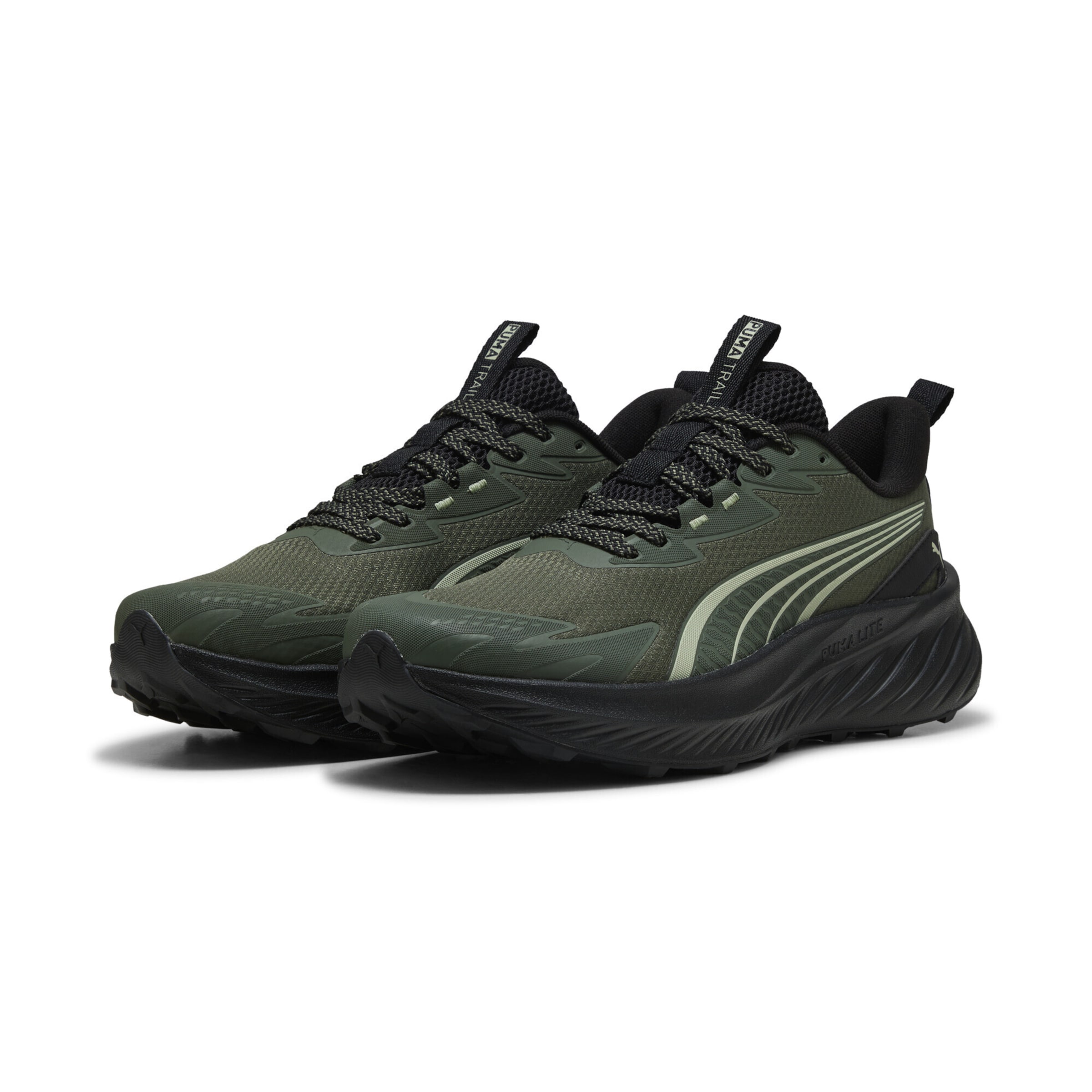 Baskets basses PUMA en vert