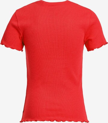 T-Shirt WE Fashion en rouge