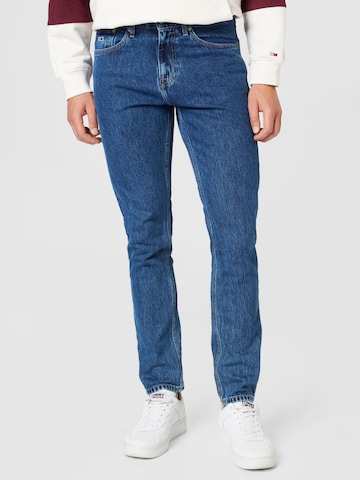 Tommy Jeans - regular Vaquero 'AUSTIN' en azul: frente