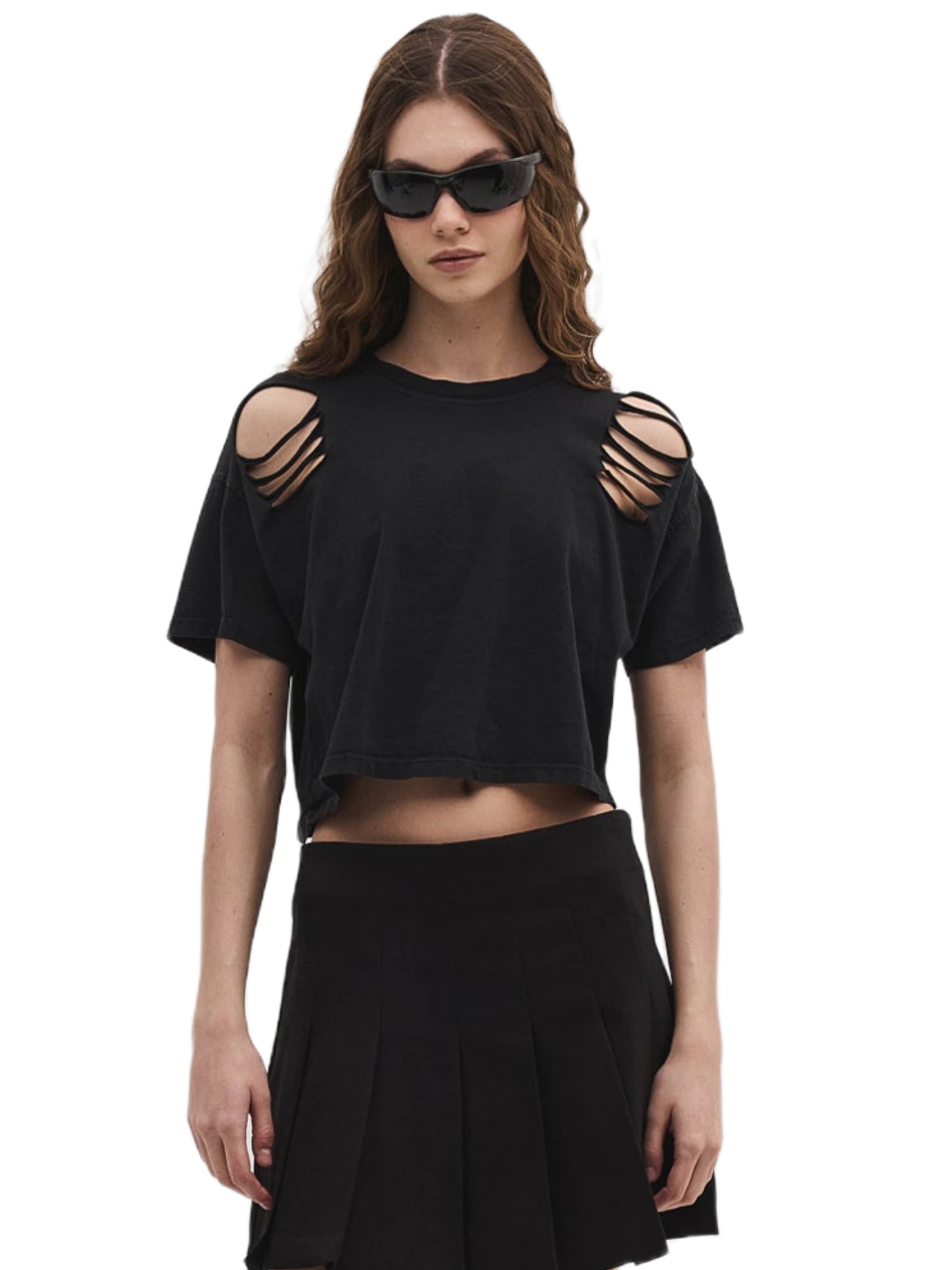 No Matter What Shirt in Black: front