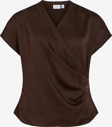 VILA Bluse 'VIElette' i brun: forside