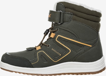 ZigZag Snow Boots 'Rincet' in Green: front