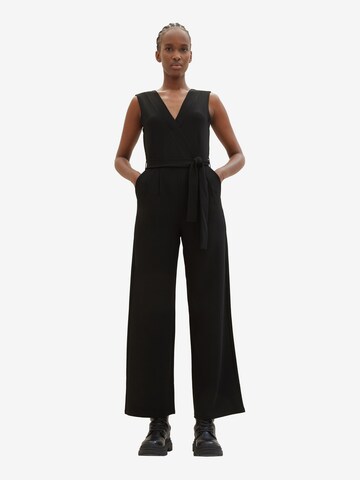 TOM TAILOR DENIM Jumpsuit in Schwarz