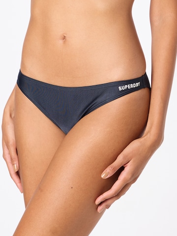 zils Superdry Bikini apakšdaļa: no priekšpuses