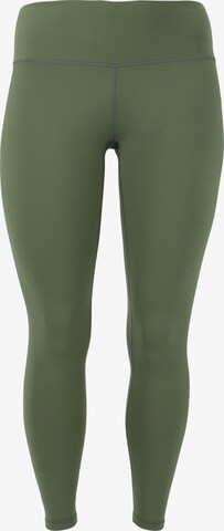 Q by Endurance Skinny Sportbroek 'Floriee' in Groen: voorkant