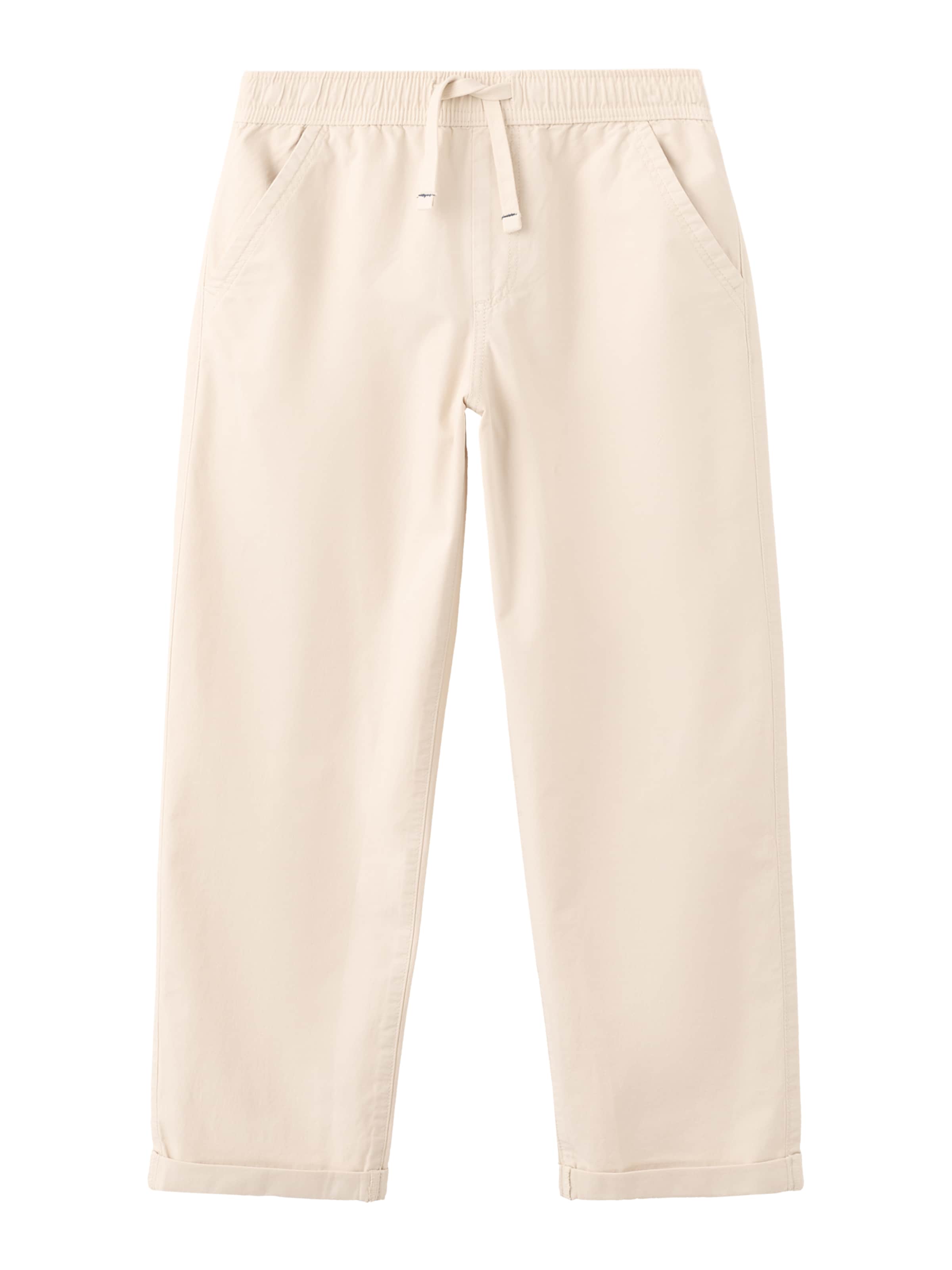 MANGO KIDS Regular Broek 'FRANKY' in Beige: voorkant