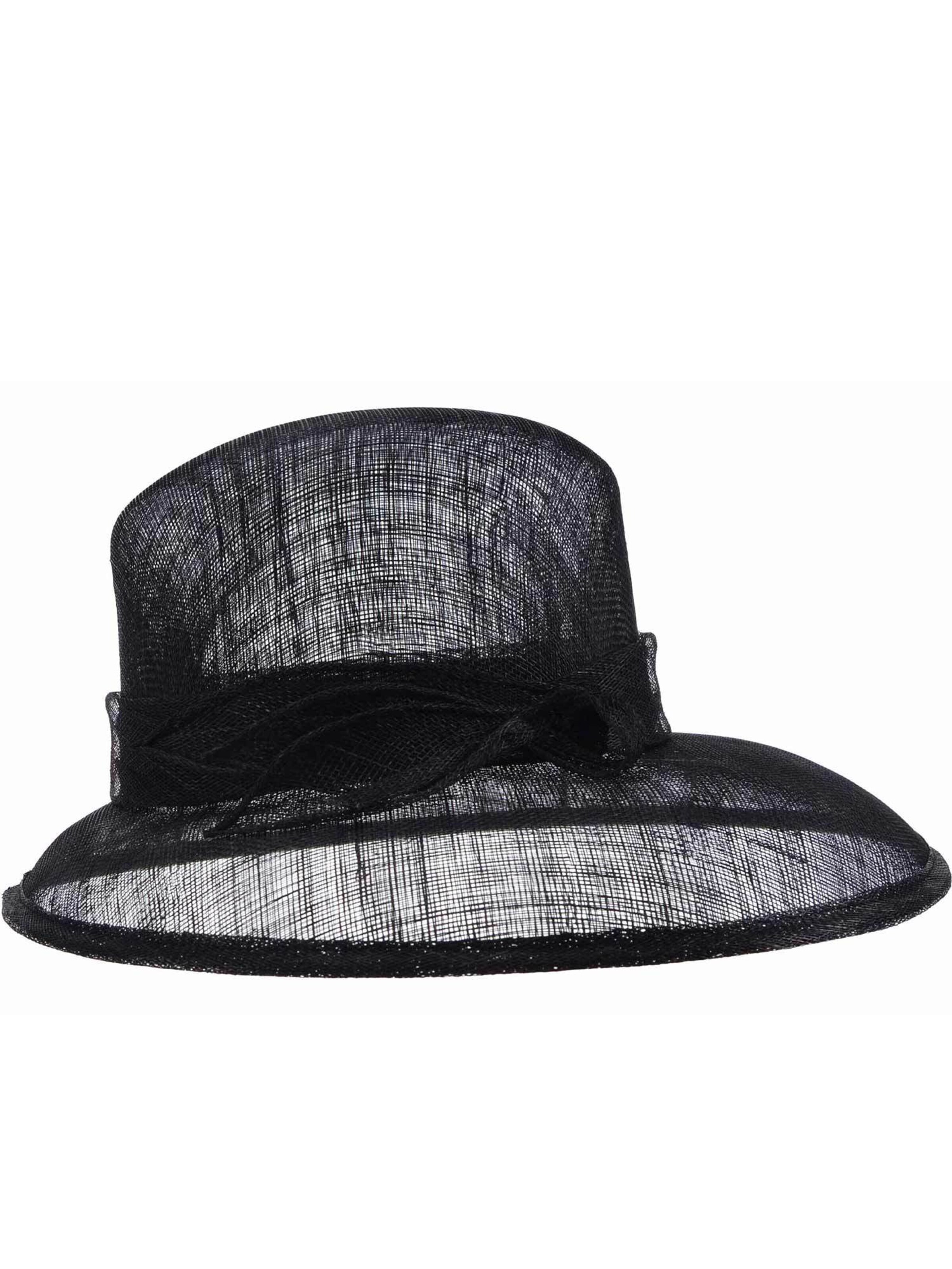 Seeberger Hat 'Hut' in Black: front