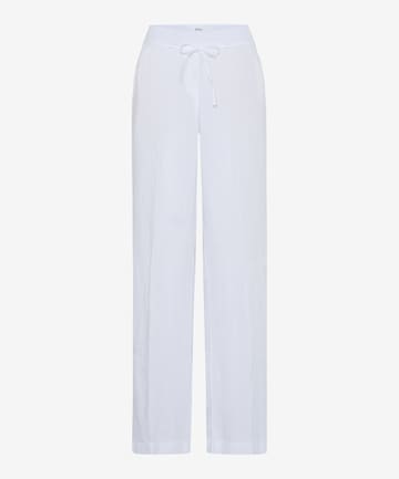 BRAX Loose fit Trousers 'Farina' in White: front