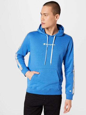 Champion Authentic Athletic Apparel Суичър в синьо: отпред