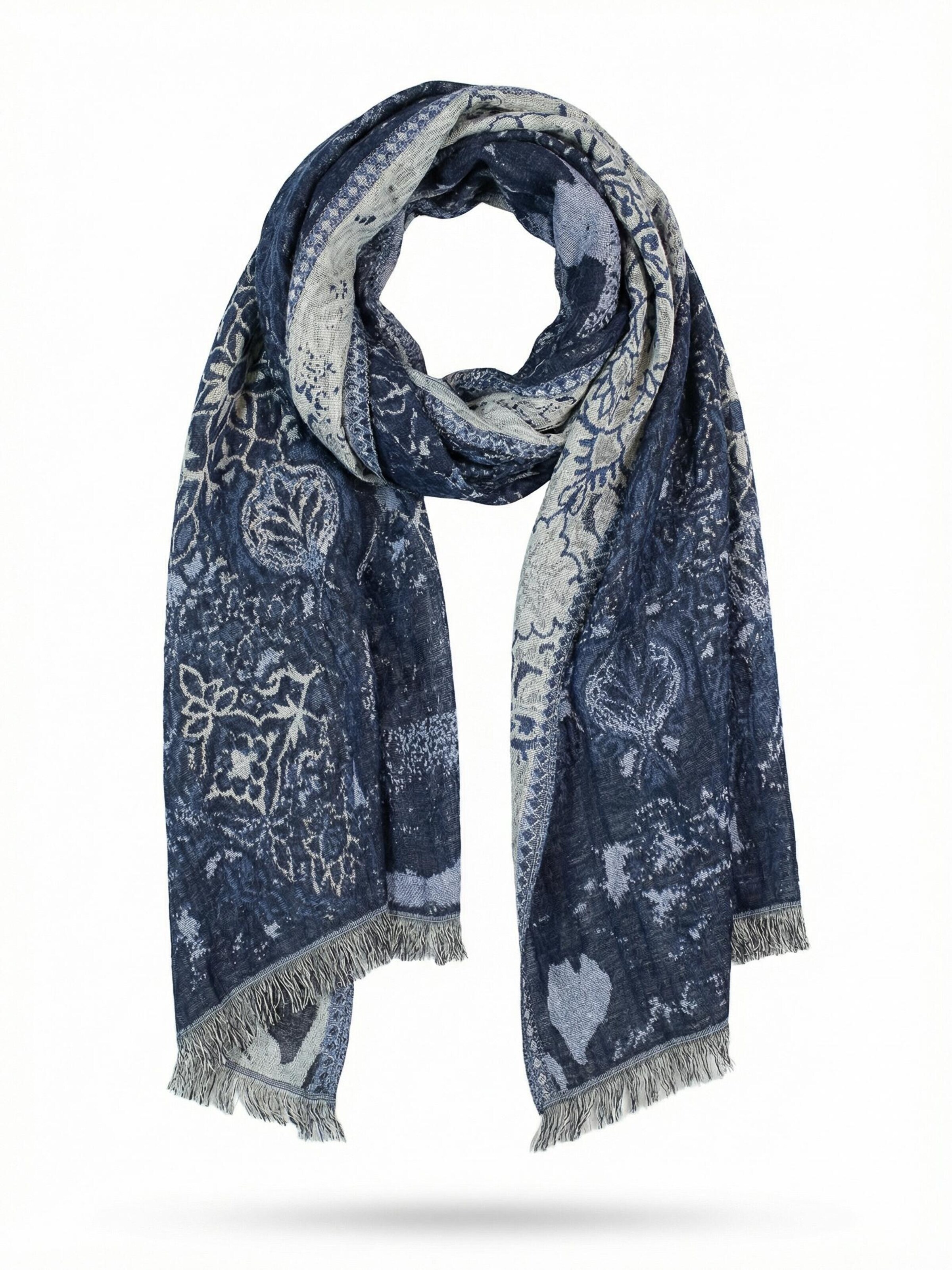 Sunsa Tuch 'Sunsa'‌‌‌‌‌‌‌ in Blau: Vorderseite