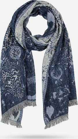 Sunsa Tuch 'Sunsa' in Blau: Vorderseite