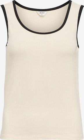 OBJECT Top 'OBJJamie' in Beige: voorkant
