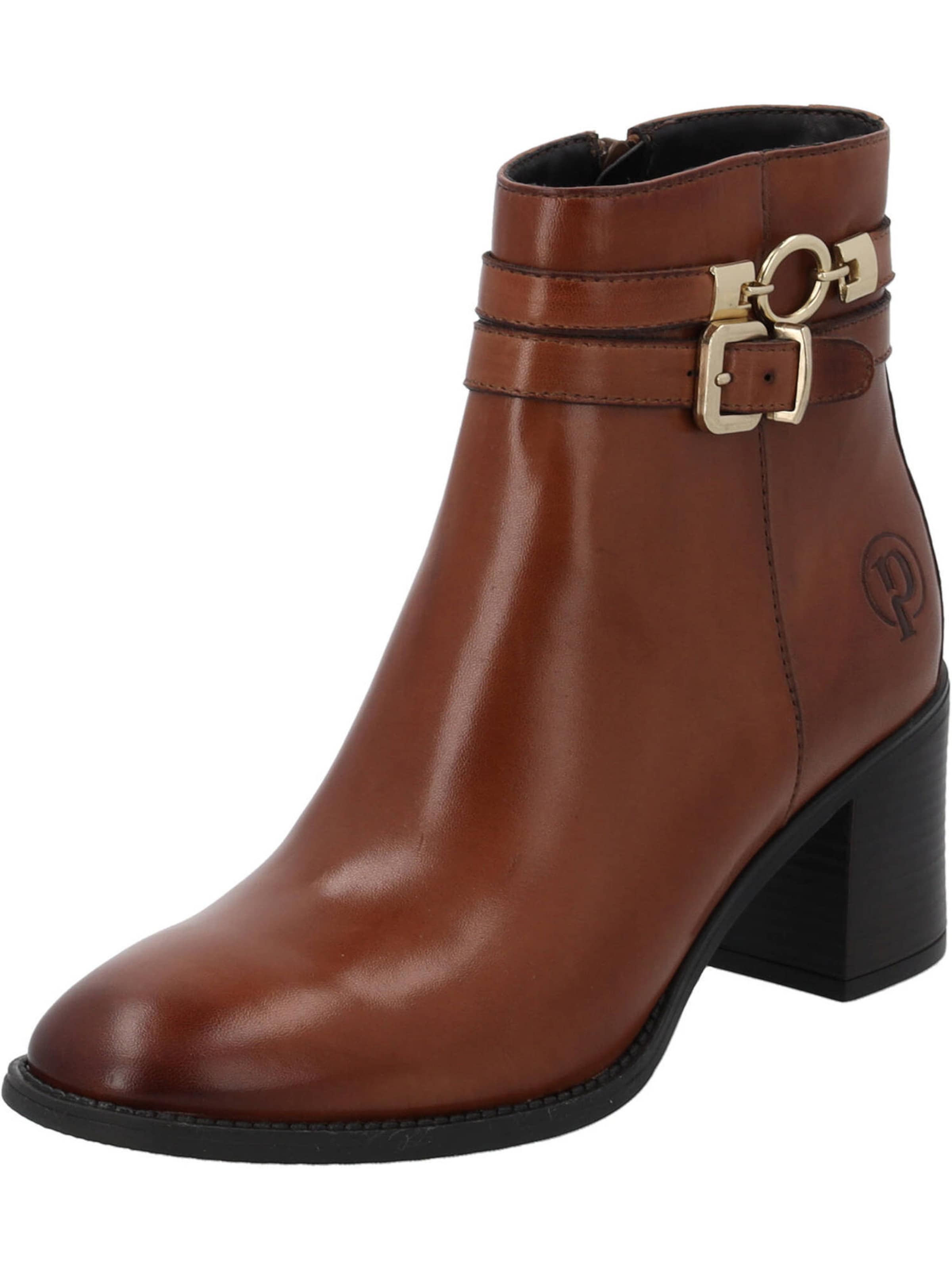 Palado Enkellaarsjes 'Malmeas' in Bruin: voorkant