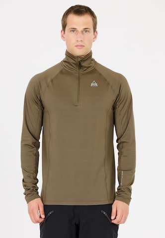 SOS Functioneel shirt 'Stratos' in Bruin: voorkant