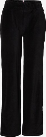 TOMMY HILFIGER Loosefit Broek in Zwart: voorkant