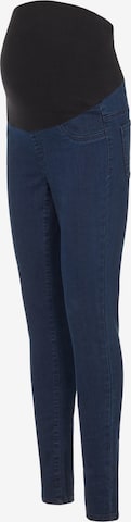 MAMALICIOUS Skinny Jeggings 'Echo' in Blauw: voorkant