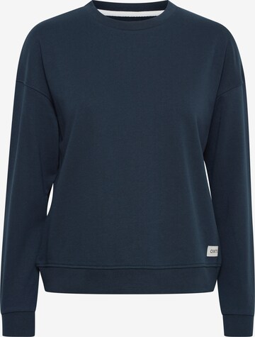 Oxmo Sweatshirt 'GRYNET' in Zwart: voorkant