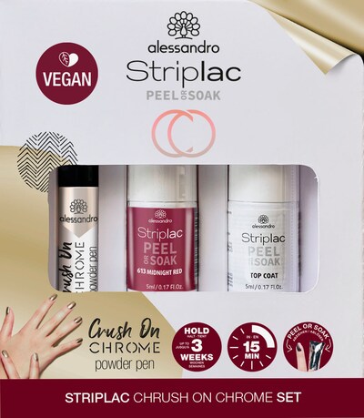 alessandro INTERNATIONAL UV-Nagellack Set in gold, Produktansicht