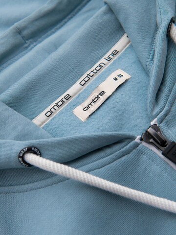 Sweat-shirt Ombre en bleu