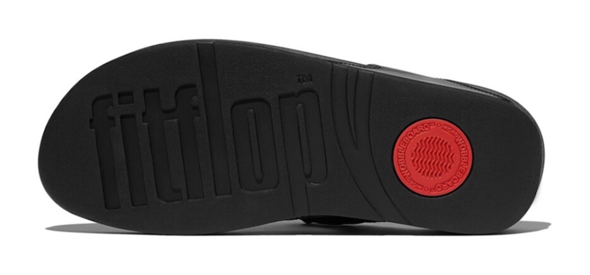 FitFlop T-Bar Sandals in Black