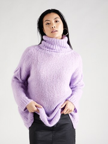 ZABAIONE Oversize sveter 'Be44nja' - fialová: predná strana