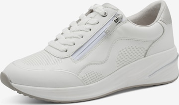 Baskets basses Tamaris en blanc : devant