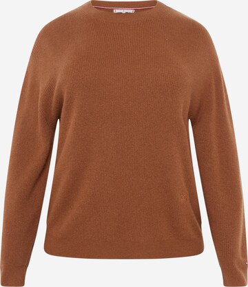 Tommy Hilfiger Curve Pullover i brun: forside