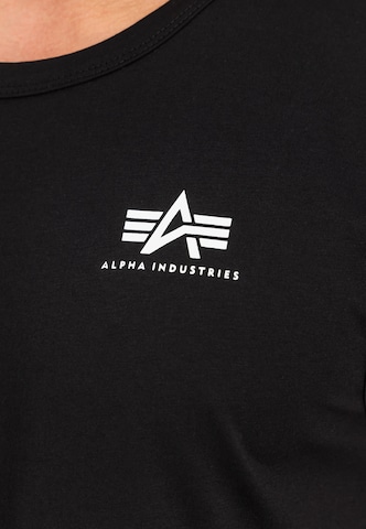 T-Shirt ALPHA INDUSTRIES en noir