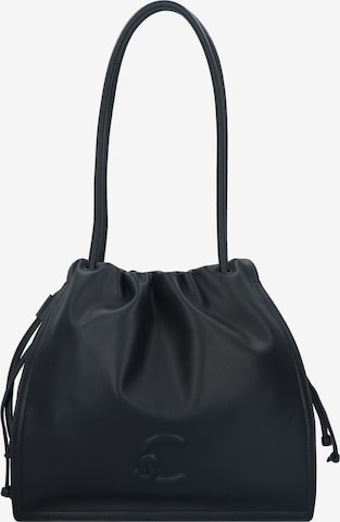 Borsa a spalla 'Dulse' di Coccinelle in nero: frontale