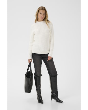 Kaffe Pullover i hvid
