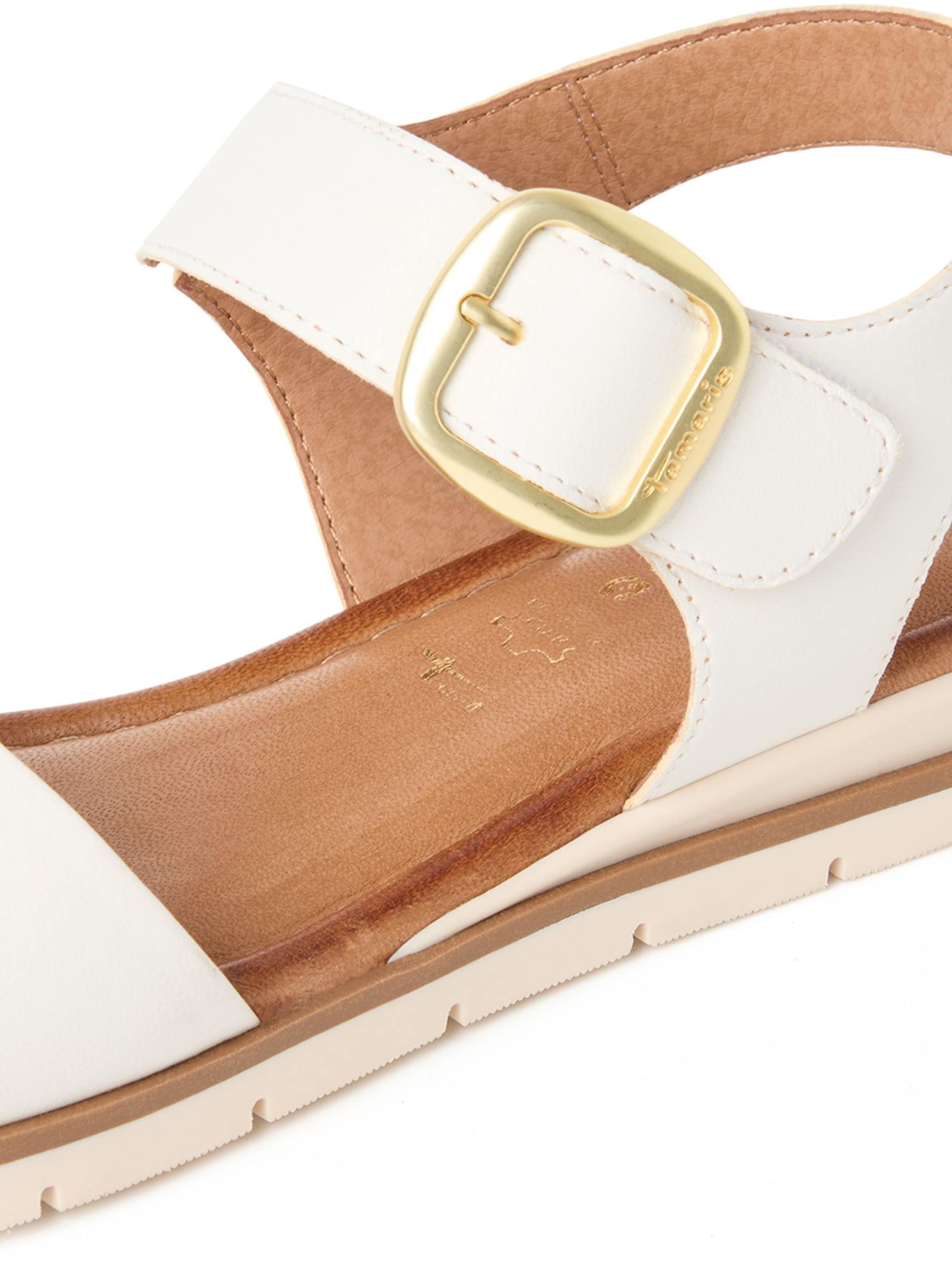 Tamaris Sandale in Weiß