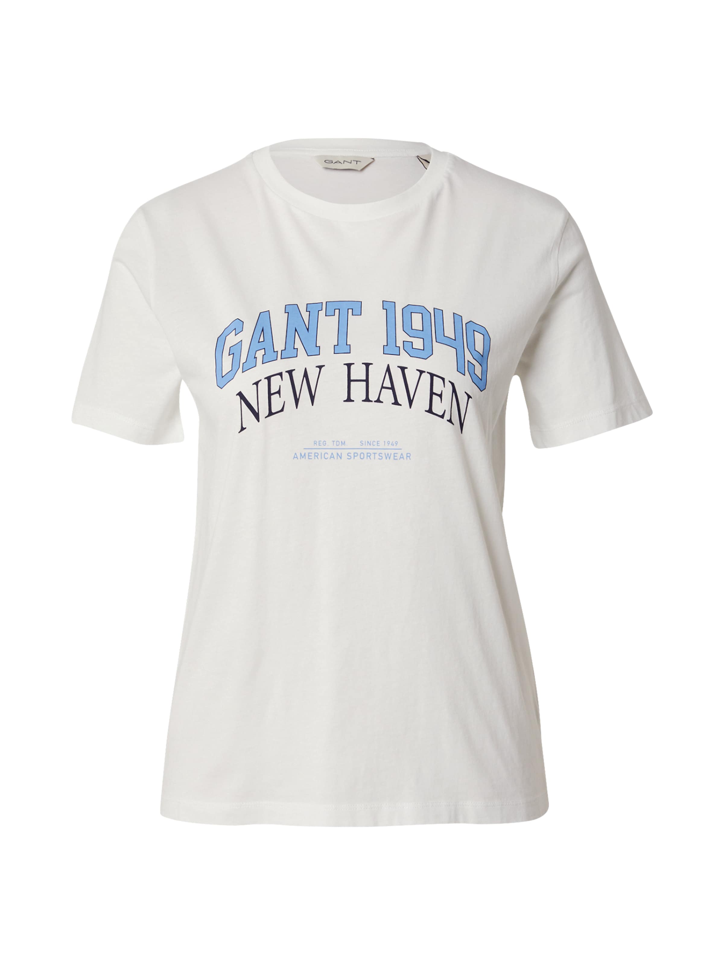 GANT T-Shirt in Weiß: Vorderseite