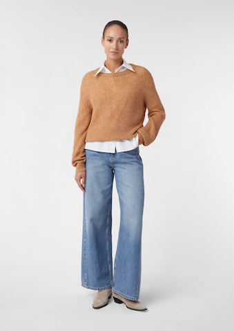Pull-over COMMA en marron : devant