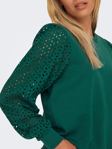 ONLY Sweatshirt 'DONNA' in Grün