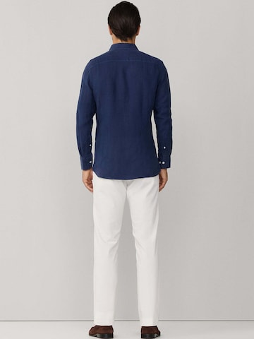 Hackett London Regular Fit Hemd 'Ess' in Blau