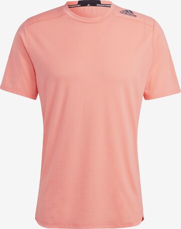 ADIDAS SPORTSWEAR Funkční tričko 'Designed for Training' – oranžová: přední strana