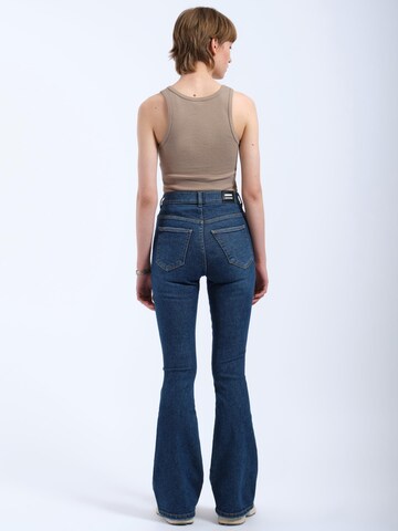 Dr. Denim Skinny Jeans 'Moxy High Flare'‌‌‌‌‌‌‌‌‌‌ in Blau