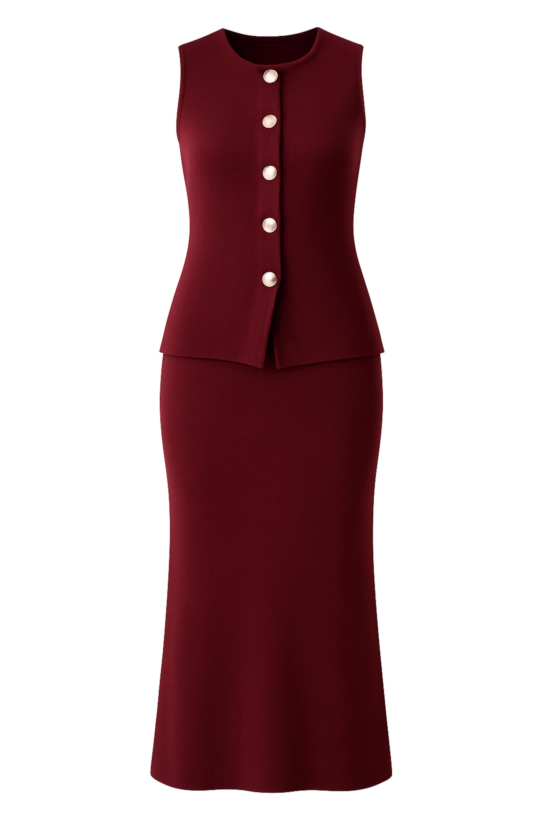 WOMAN VISION Kostuum in Rood: voorkant