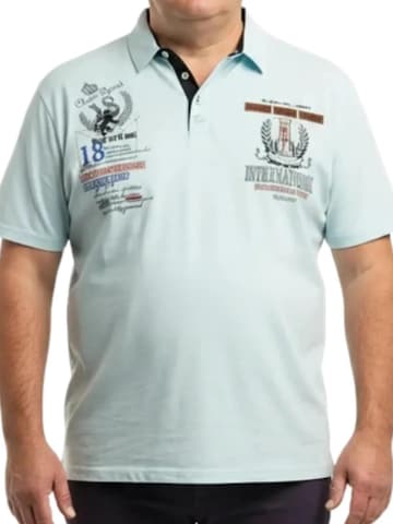 Lavecchia T-shirt 'LV-2038 Übergrößen' i grön: framsida