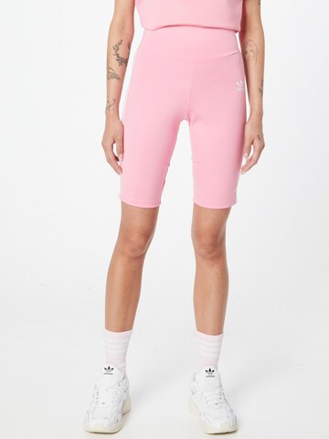 ADIDAS ORIGINALS Skinny Leggings 'Adicolor' in Pink: predná strana