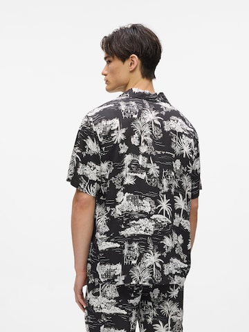 Karl Lagerfeld Comfort fit Overhemd in Zwart