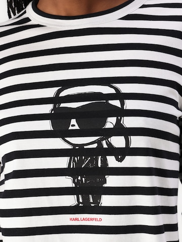 Maglietta 'IKON' di Karl Lagerfeld in nero