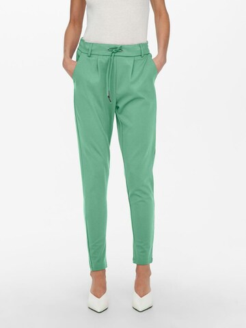 ONLY Slimfit Broek 'Poptrash' in Groen: voorkant